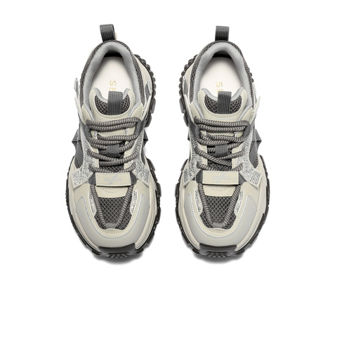 森达网面鞋女款2025秋新商场同款户外厚底休闲老爹鞋XQE01CM5