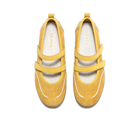 森达玛丽珍鞋女2025秋新商场同款舒适运动平底休闲鞋4ZS01CQ5