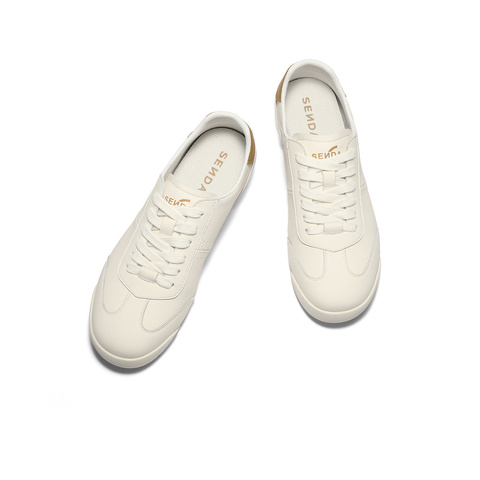 森达德训鞋男2025秋新商场同款运动休闲小白板鞋1YL01CM5