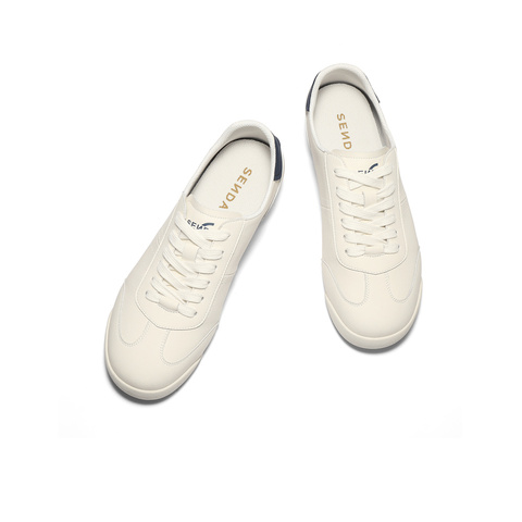 森达德训鞋男2025秋新商场同款运动休闲小白板鞋1YL01CM5