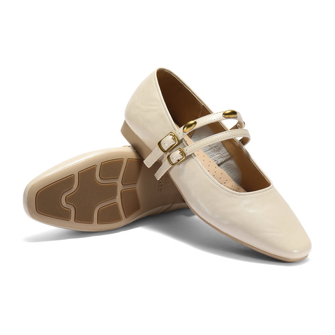 森达玛丽珍鞋女款2025秋新知性通勤平底单鞋ZTH08CQ5