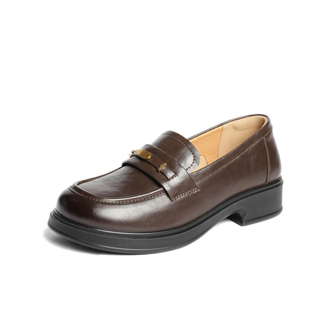 森达乐福鞋女款2025秋新商场同款简约通勤单鞋XPW01CA5