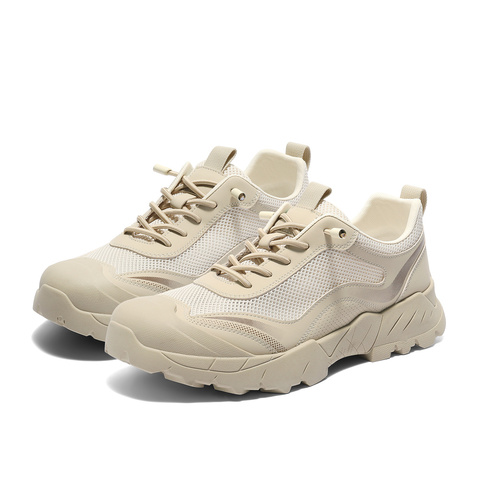 森达健步鞋男2025夏季新款网面透气户外运动厚底休闲鞋DBZ01BM5