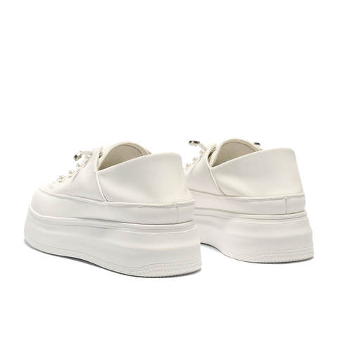 森达小白鞋女款2025秋新商场同款简约休闲鞋XQD01CM5