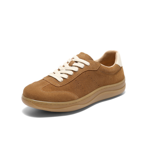 森达板鞋女款2025秋新商场同款运动风厚底休闲鞋4CFZ1CM5