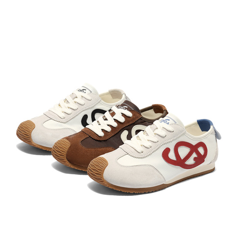 森达德训鞋女款2025秋新拼接运动风休闲鞋ZTH27CM5