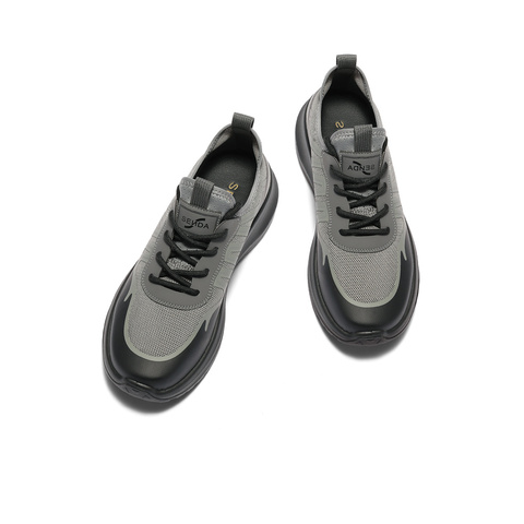 森达健步鞋男2025秋季新款网面透气舒适厚底休闲鞋JDZ43CM5