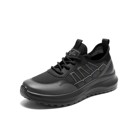 森达健步鞋男2025秋季新款网面透气舒适厚底休闲鞋JDZ43CM5