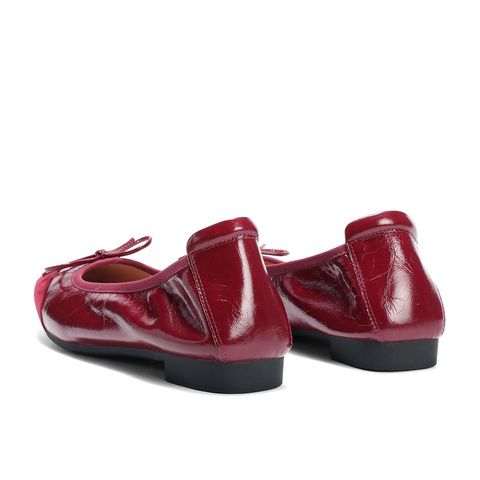 森达奶奶鞋女款2025秋季新款拼接舒适平底浅口单鞋ZTH05CQ5