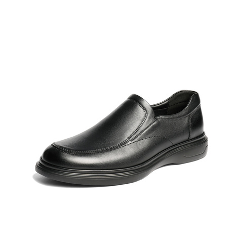 森达休闲皮鞋男2025秋季新款商场同款一脚蹬厚底休闲鞋K4B07CM5