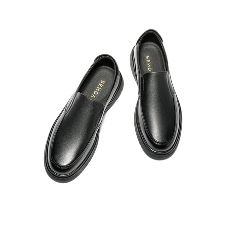 森达休闲皮鞋男2025秋新商场同款软面经典商务休闲鞋K5R03CM5