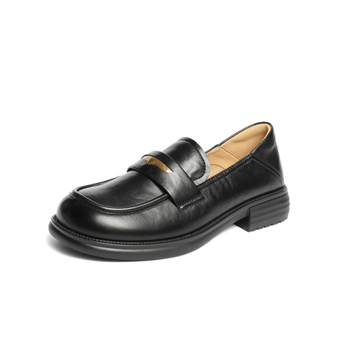 森达乐福鞋女款2025秋新商场同款通勤厚底舒适单鞋XQJ01CA5