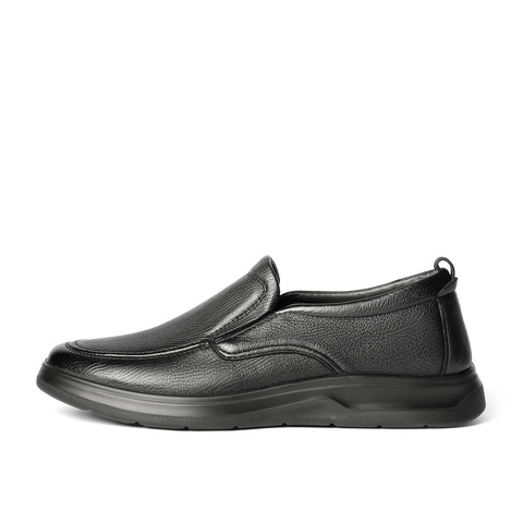 森达休闲皮鞋男2025秋新商场同款软面舒适平底休闲鞋1YH02CM5