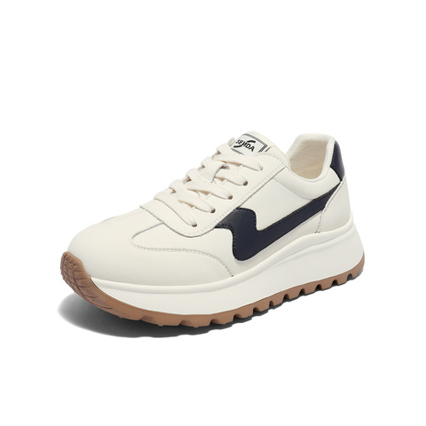 森达阿甘鞋女2025秋新商场同款运动风德训休闲鞋XQG01CM5