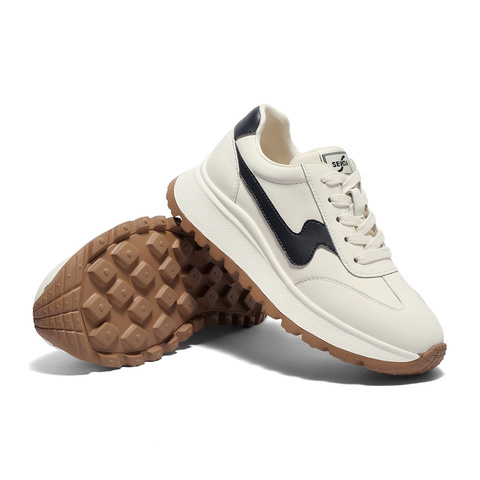 森达阿甘鞋女2025秋新商场同款运动风德训休闲鞋XQG01CM5