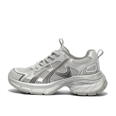 森达网面鞋女款2025秋新商场同款运动休闲厚底老爹鞋XRD01CM5