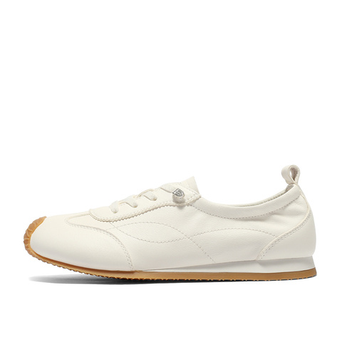 森达小白鞋女款2025秋新商场同款简约平底休闲鞋XQB01CM5