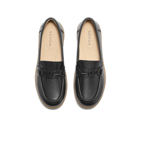 森达乐福鞋女款2025秋新商场同款一脚蹬厚底休闲单鞋4BK28CA5