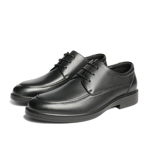 森达正装皮鞋男2025秋新商场同款简约通勤商务鞋1XS01CM5