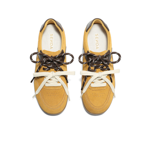 森达德训鞋女款2025秋季新款户外运动风平底阿甘休闲鞋4ZS22CM5