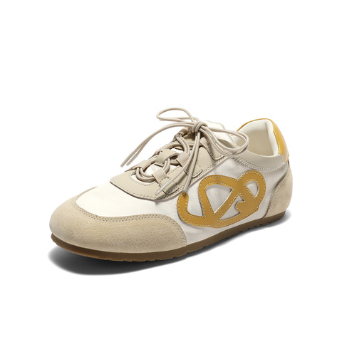 森达德训鞋女2025秋季新款拼接百搭平底运动休闲板鞋ZTH40CM5