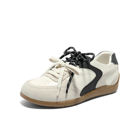 森达德训鞋女款2025秋季新款户外运动风平底阿甘休闲鞋4ZS22CM5