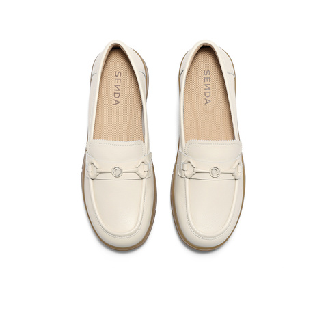 森达乐福鞋女款2025秋新商场同款一脚蹬厚底休闲单鞋4BK28CA5