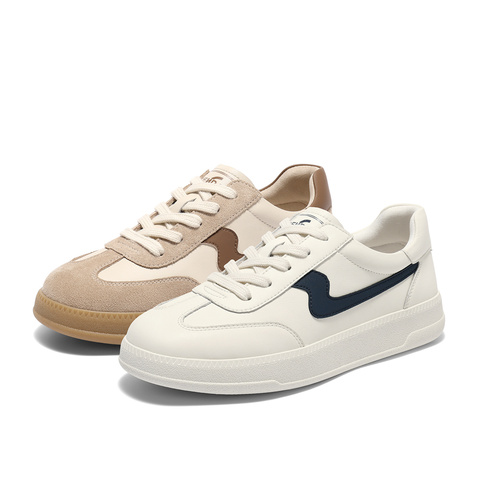 森达德训鞋女款2025秋新商场同款运动休闲小白板鞋4HOC7CM5