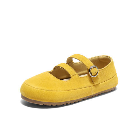 森达勃肯鞋女款2025秋季新款玛丽珍平底休闲鞋ZTH16CQ5