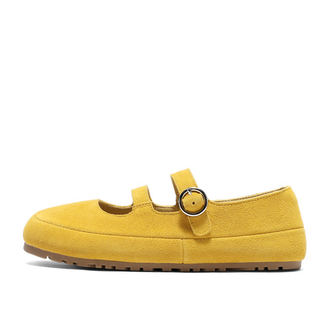 森达勃肯鞋女款2025秋季新款玛丽珍平底休闲鞋ZTH16CQ5