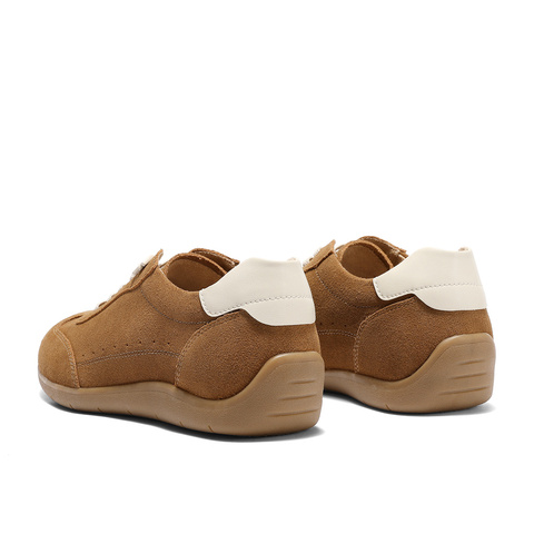 森达德训鞋女2025秋新商场同款简约运动平底休闲鞋4ZS20CM5