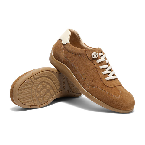 森达德训鞋女2025秋新商场同款简约运动平底休闲鞋4ZS20CM5