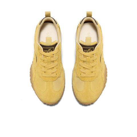 森达阿甘鞋女款2025秋新商场同款运动风休闲鞋XQH01CM5