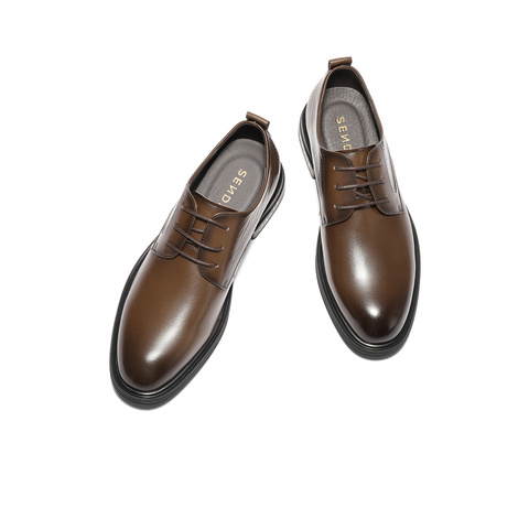 森达正装皮鞋男2025秋季新款商场同款职场通勤商务鞋1YS01CM5