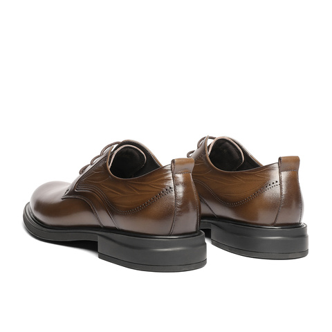 森达正装皮鞋男2025秋季新款商场同款职场通勤商务鞋1YS01CM5