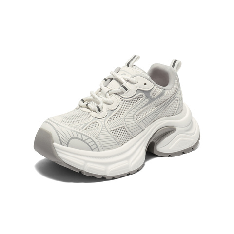 森达网面鞋女款2025秋新商场同款户外运动风老爹鞋XRF01CM5