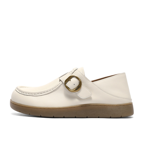 森达袋鼠鞋女款2025秋新商场同款舒适简约平底休闲鞋4URE6CM5