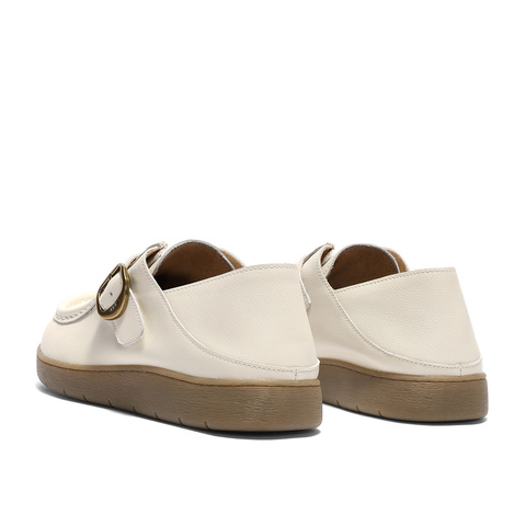 森达袋鼠鞋女款2025秋新商场同款舒适简约平底休闲鞋4URE6CM5