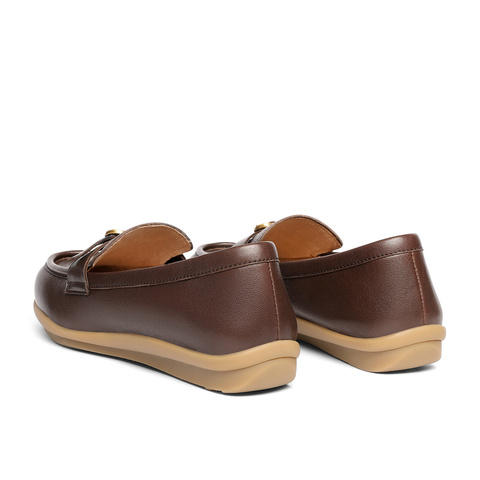 森达乐福鞋女2025秋新商场同款一脚蹬通勤平底单鞋4JP28CA5