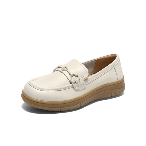 森达乐福鞋女款2025秋新商场同款一脚蹬厚底休闲单鞋4BK28CA5