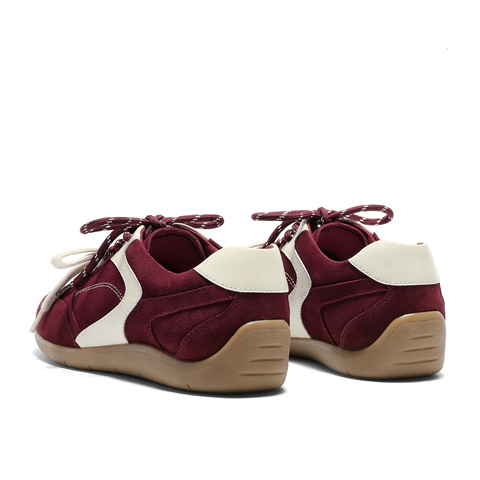 森达德训鞋女款2025秋季新款户外运动风平底阿甘休闲鞋4ZS22CM5