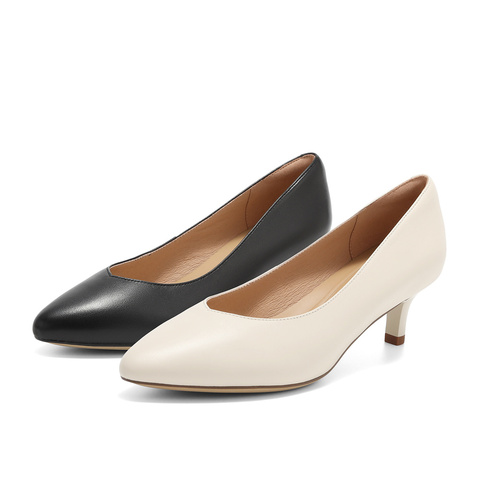 森达时装鞋女2025秋季新款商场同款气质细跟浅口单鞋4YT01CQ5