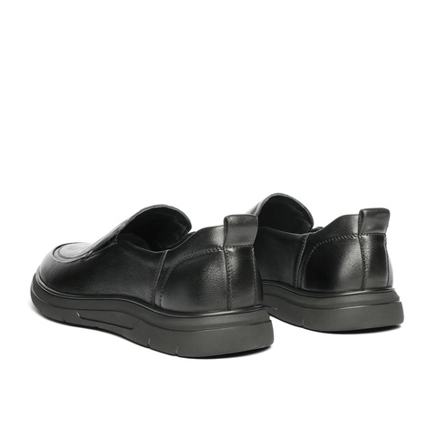 森达休闲皮鞋男2025秋新商场同款简约舒适休闲鞋1YT02CM5