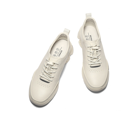 森达健步鞋男2025秋新商场同款户外运动厚底休闲鞋K5301CM5