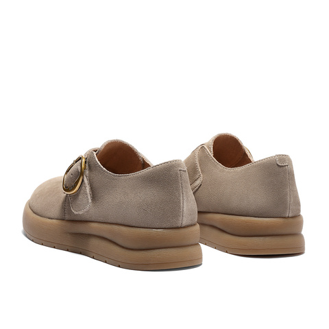 森达勃肯鞋女2025秋季新款商场同款户外厚底休闲鞋4MT20CM5