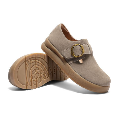 森达勃肯鞋女2025秋季新款商场同款户外厚底休闲鞋4MT20CM5