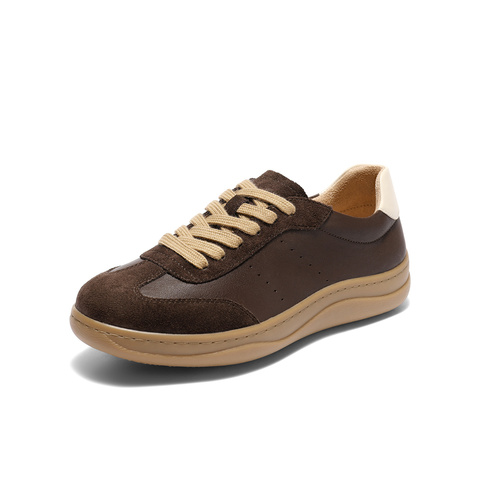 森达板鞋女款2025秋新商场同款运动风厚底休闲鞋4CFZ1CM5