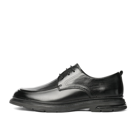 森达正装皮鞋男2025秋新商场同款简约通勤舒适商务鞋1XQ01CM5