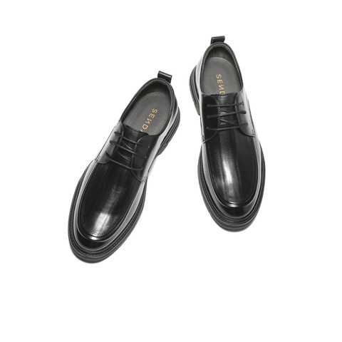 森达正装皮鞋男2025秋新商场同款简约通勤舒适商务鞋1XQ01CM5