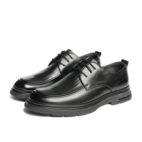 森达正装皮鞋男2025秋新商场同款简约通勤舒适商务鞋1XQ01CM5